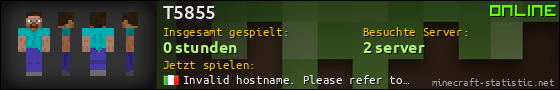 Benutzerleisten 560x90 für T5855