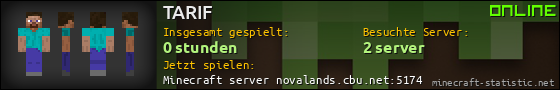 Benutzerleisten 560x90 für TARIF
