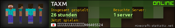 Benutzerleisten 560x90 für TAXM