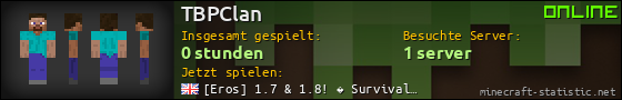 Benutzerleisten 560x90 für TBPClan