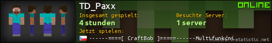 Benutzerleisten 560x90 für TD_Paxx
