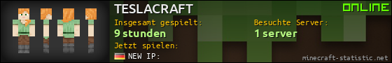 Benutzerleisten 560x90 für TESLACRAFT