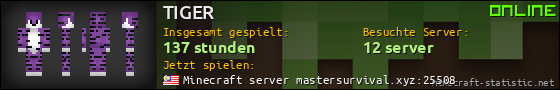 Benutzerleisten 560x90 für TIGER