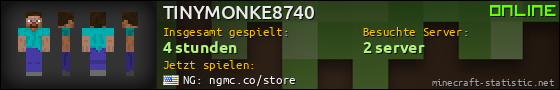 Benutzerleisten 560x90 für TINYMONKE8740