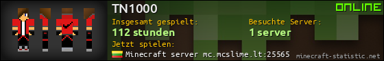 Benutzerleisten 560x90 für TN1000