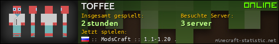 Benutzerleisten 560x90 für TOFFEE