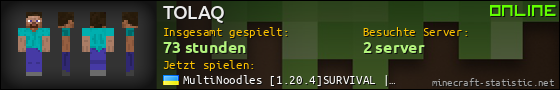 Benutzerleisten 560x90 für TOLAQ