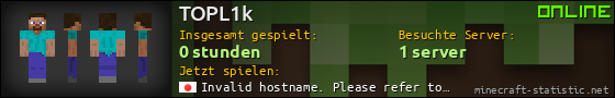 Benutzerleisten 560x90 für TOPL1k