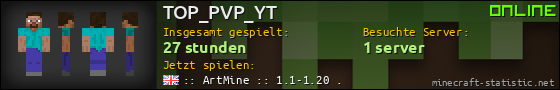 Benutzerleisten 560x90 für TOP_PVP_YT