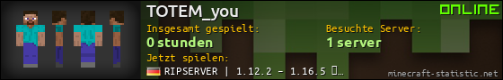 Benutzerleisten 560x90 für TOTEM_you