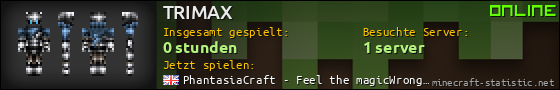Benutzerleisten 560x90 für TRIMAX