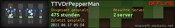 Benutzerleisten 560x90 für TTVDrPepperMan