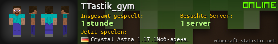 Benutzerleisten 560x90 für TTastik_gym