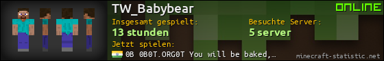 Benutzerleisten 560x90 für TW_Babybear