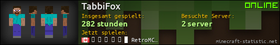 Benutzerleisten 560x90 für TabbiFox