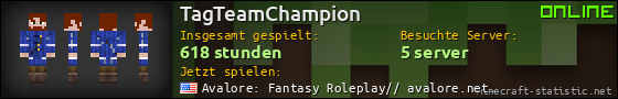 Benutzerleisten 560x90 für TagTeamChampion