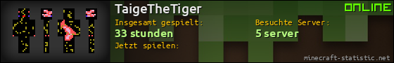 Benutzerleisten 560x90 für TaigeTheTiger