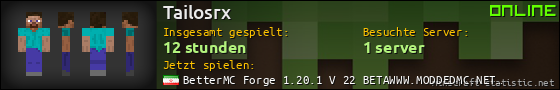 Benutzerleisten 560x90 für Tailosrx