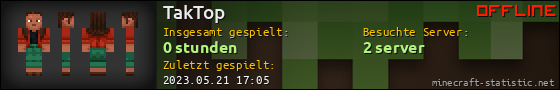 Benutzerleisten 560x90 für TakTop