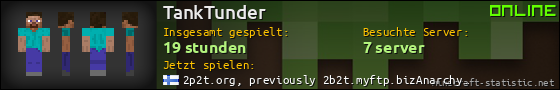 Benutzerleisten 560x90 für TankTunder