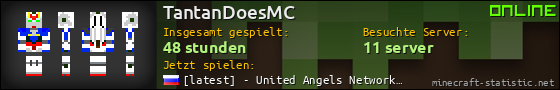 Benutzerleisten 560x90 für TantanDoesMC