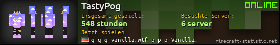 Benutzerleisten 560x90 für TastyPog