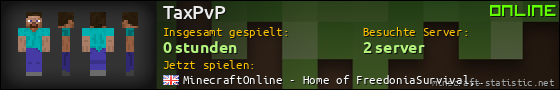 Benutzerleisten 560x90 für TaxPvP