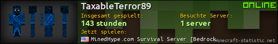 Benutzerleisten 560x90 für TaxableTerror89