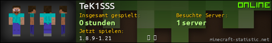 Benutzerleisten 560x90 für TeK1SSS