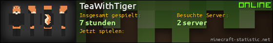 Benutzerleisten 560x90 für TeaWithTiger