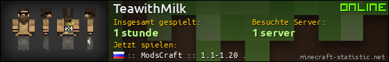 Benutzerleisten 560x90 für TeawithMilk