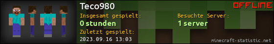 Benutzerleisten 560x90 für Teco980