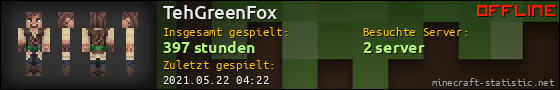 Benutzerleisten 560x90 für TehGreenFox