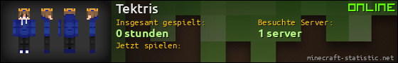 Benutzerleisten 560x90 für Tektris