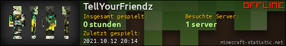 Benutzerleisten 560x90 für TellYourFriendz