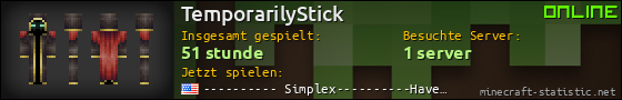 Benutzerleisten 560x90 für TemporarilyStick