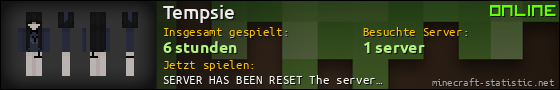 Benutzerleisten 560x90 für Tempsie