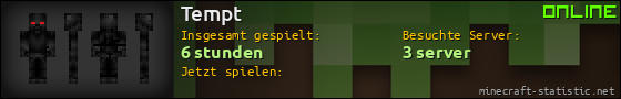 Benutzerleisten 560x90 für Tempt