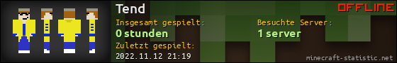 Benutzerleisten 560x90 für Tend