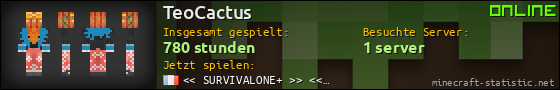 Benutzerleisten 560x90 für TeoCactus