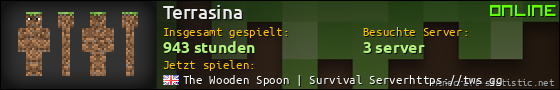 Benutzerleisten 560x90 für Terrasina