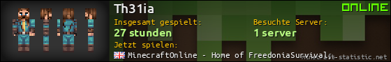 Benutzerleisten 560x90 für Th31ia