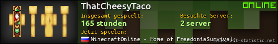 Benutzerleisten 560x90 für ThatCheesyTaco