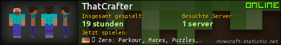 Benutzerleisten 560x90 für ThatCrafter