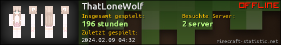 Benutzerleisten 560x90 für ThatLoneWolf