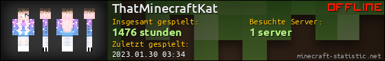 Benutzerleisten 560x90 für ThatMinecraftKat