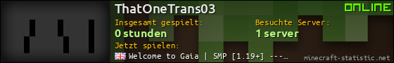 Benutzerleisten 560x90 für ThatOneTrans03