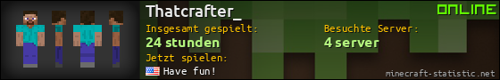 Benutzerleisten 560x90 für Thatcrafter_