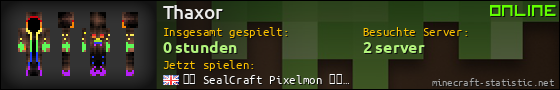 Benutzerleisten 560x90 für Thaxor