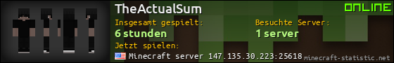 Benutzerleisten 560x90 für TheActualSum